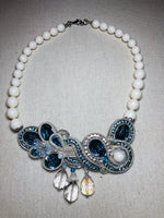 Upload the image to the Gallery viewer,BLUE BRANCH NECKLACE
